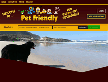 Tablet Screenshot of petfriendly.com.au